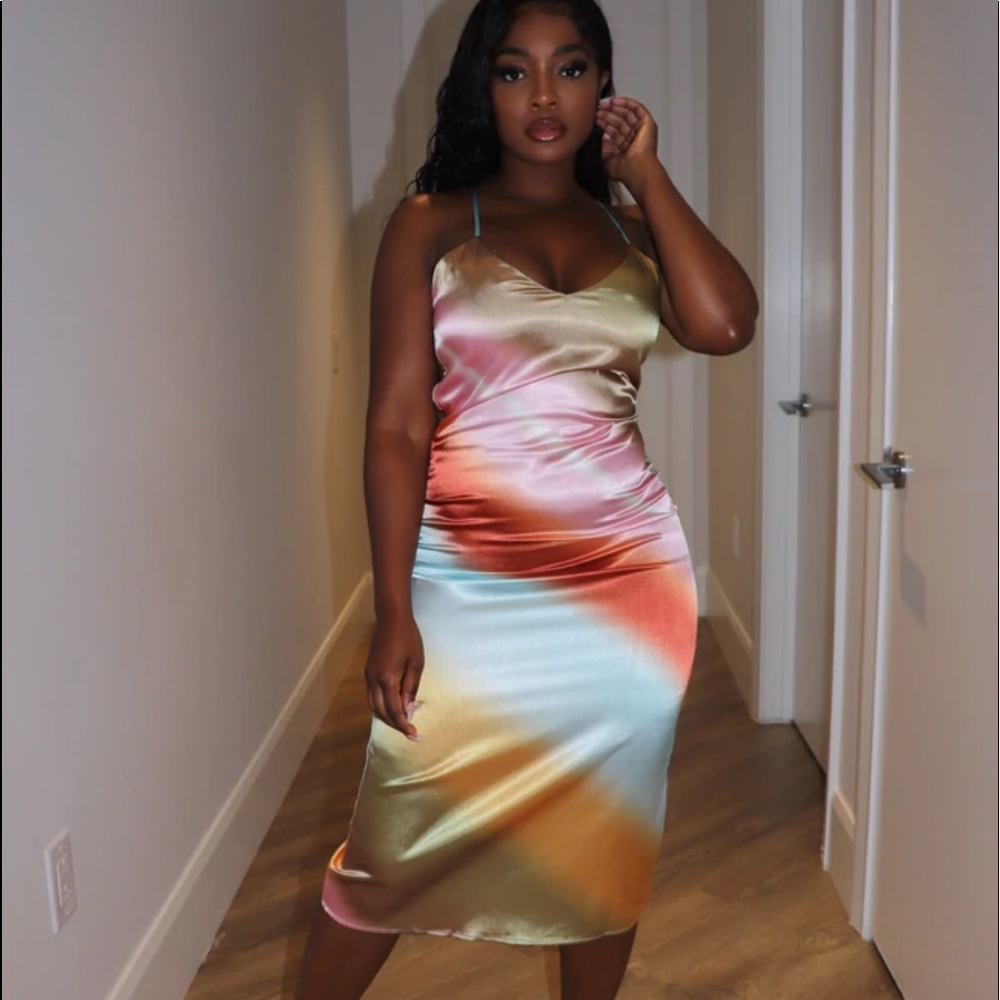 Satin Dress